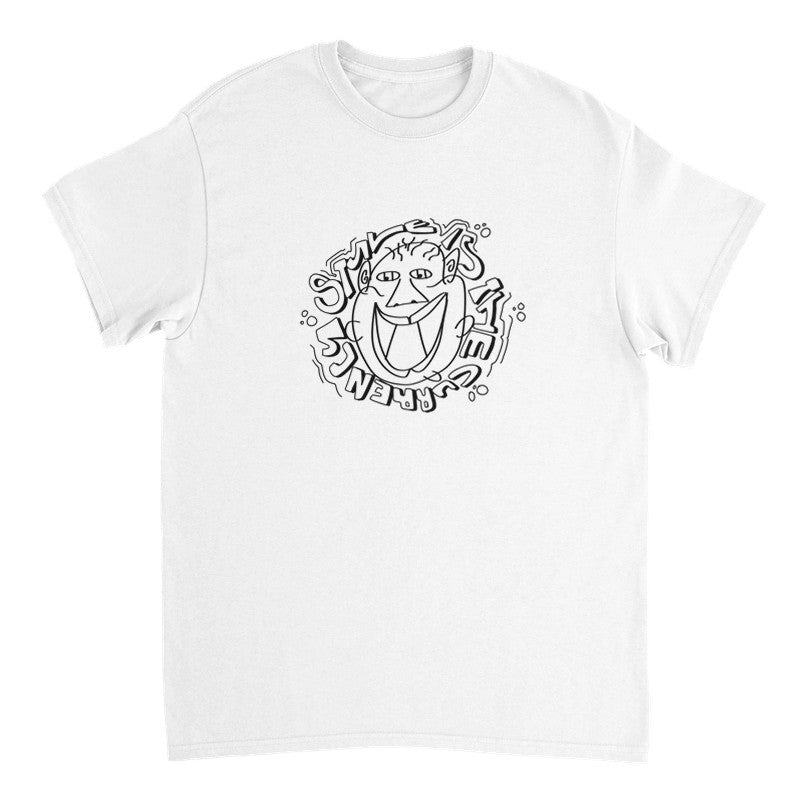 SITC CHARACTER T-SHIRT (weiß / schwarz)